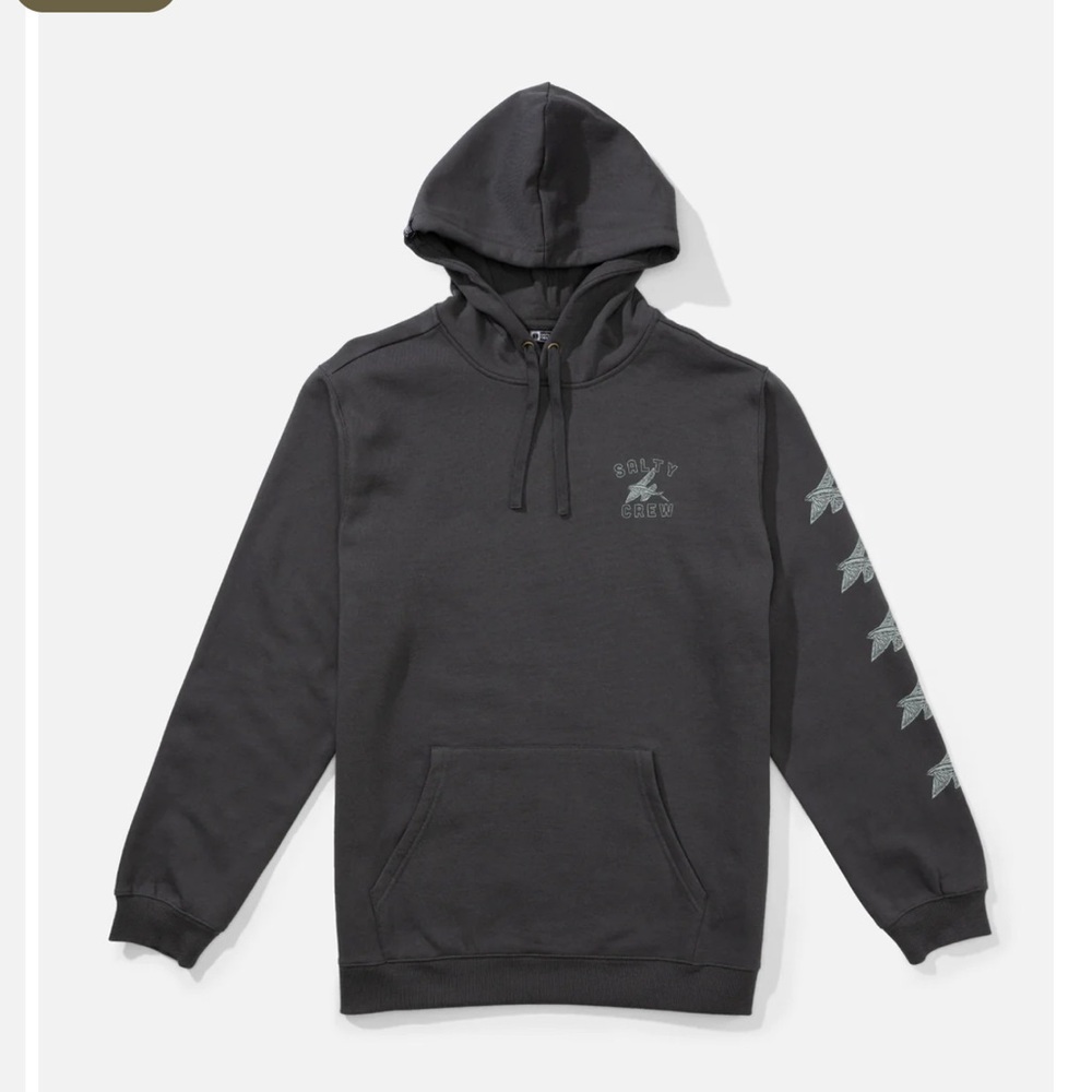 Salty Crew Super Fly Fleece in Charcoal